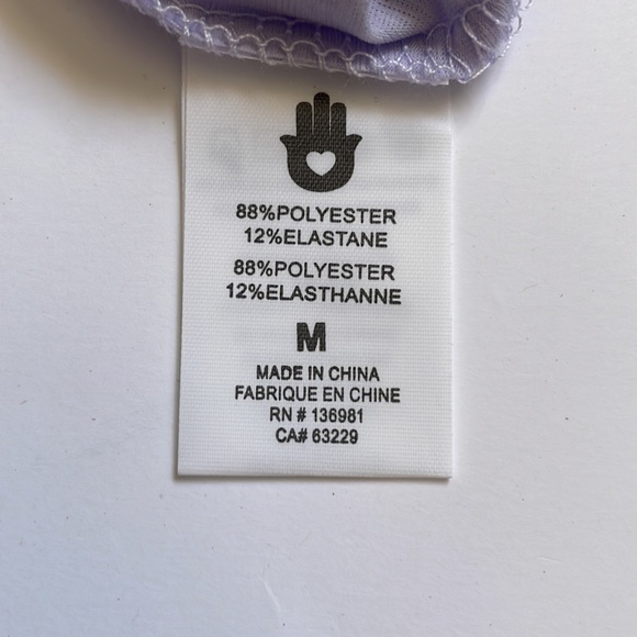 NWOT Peloton x spiritual gangsta Muscle Tank Size Medium Soft Lavender - Picture 5 of 5